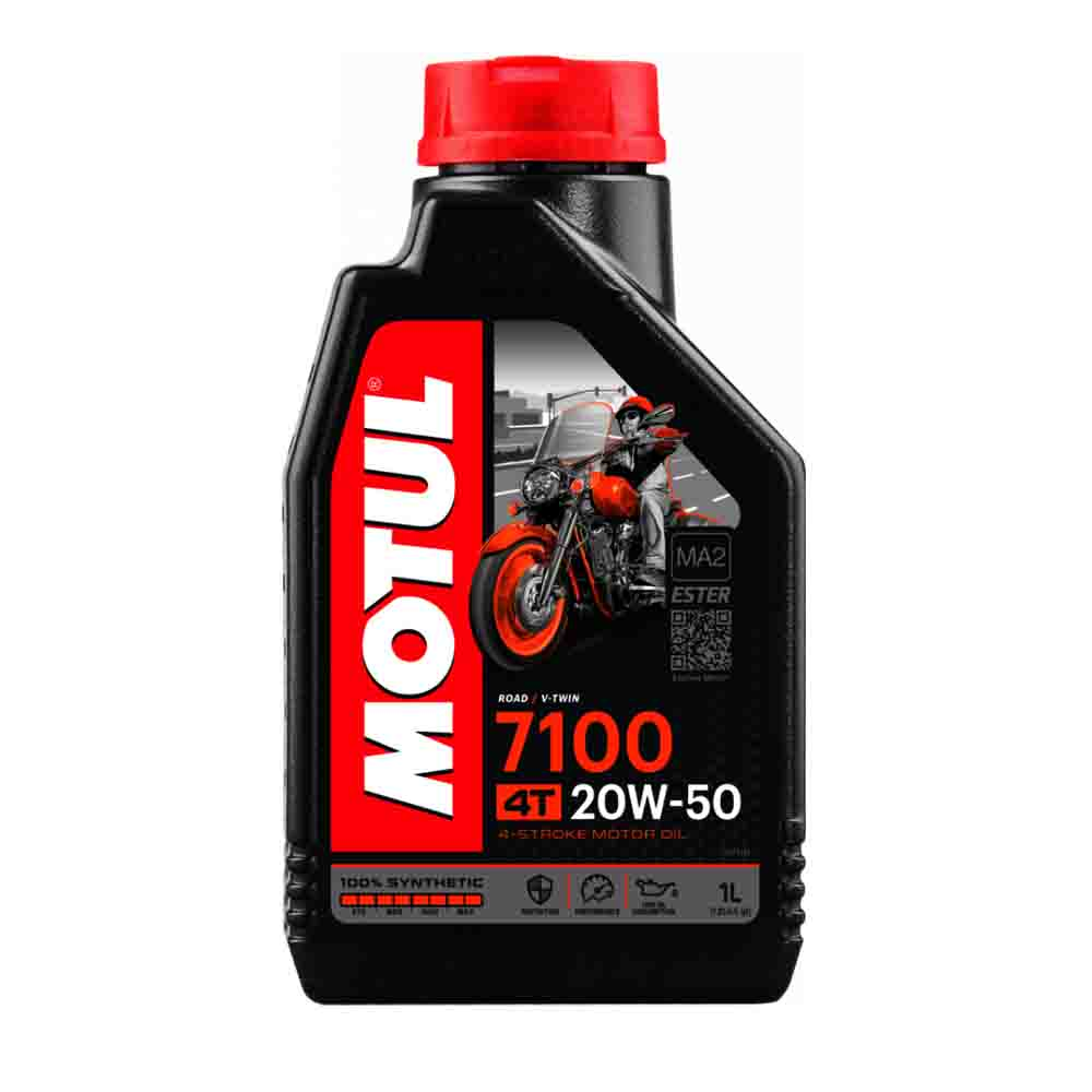 Motul 7100 20W50 1 Liter 100% Synthetic 4T Engine Oil